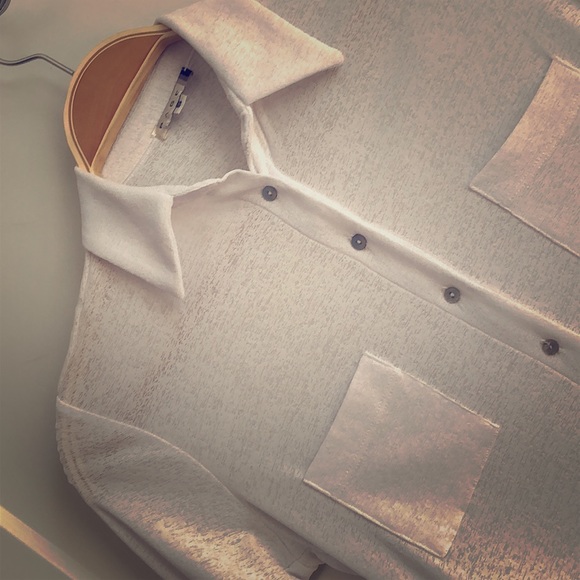 White Blouse, Fitted & Polished - Picture 1 of 5